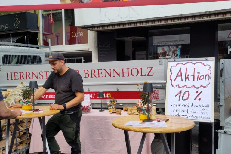 Johannes Michels auf dem Hennefer Stadtfest